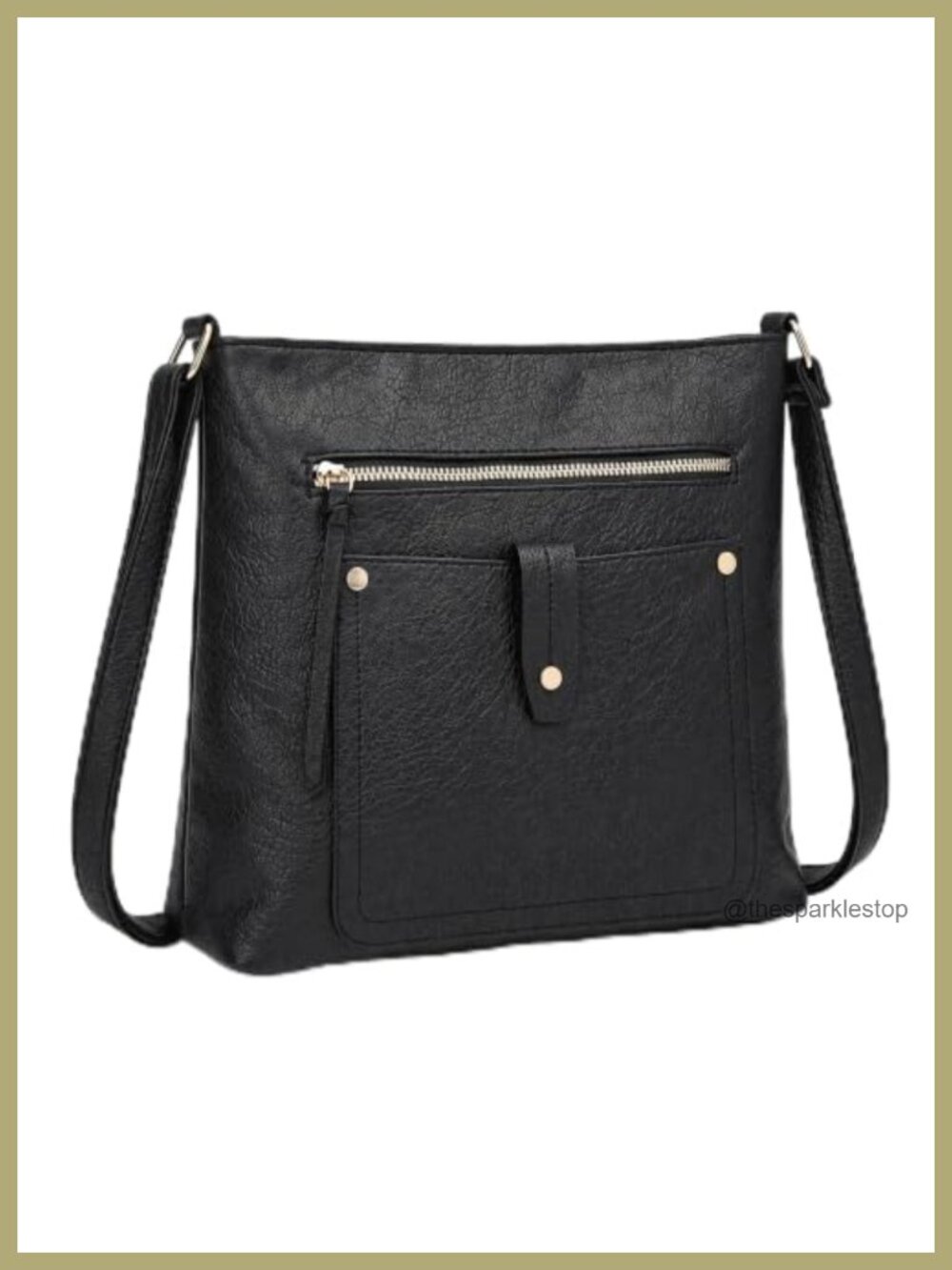 Women's Crossbody Bag Faux Leather Messenger Travel Vintage Shoulder Bag